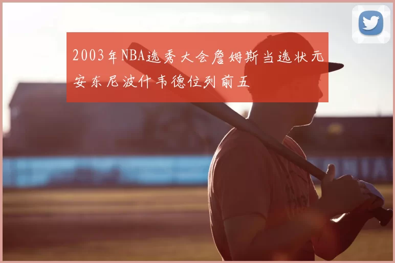 2003年NBA选秀大会詹姆斯当选状元安东尼波什韦德位列前五